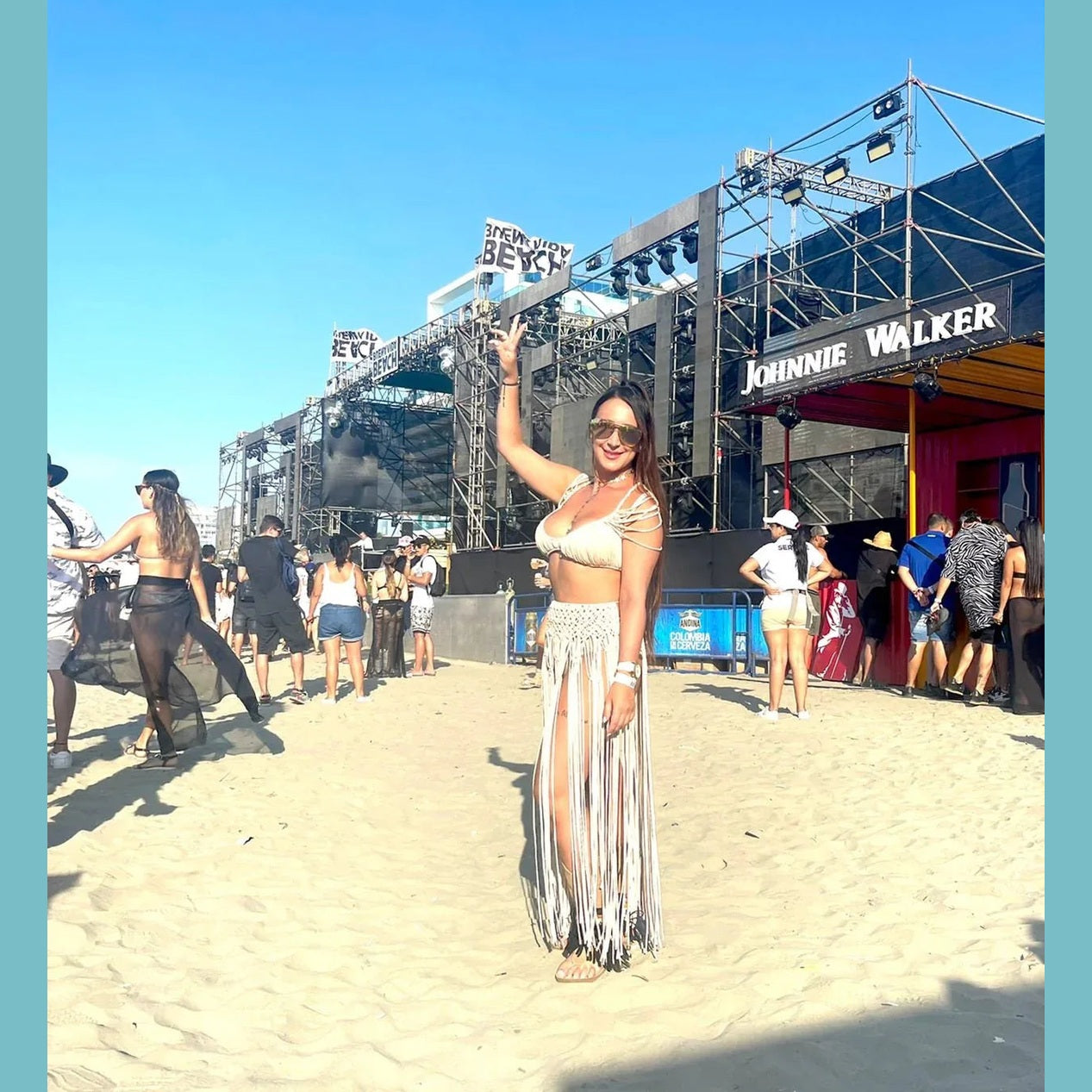 2-Piece Macramé Set - Beach Resort & Festival Outfit