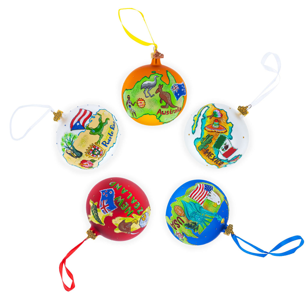 Beach at Ibiza, Spain Glass Ball Christmas Ornament 4 Inches
